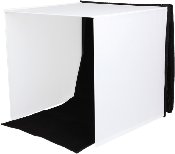 Produktbild Caruba tragbares Fotostudio 60x60x60cm mit Separaten Halogenlampen