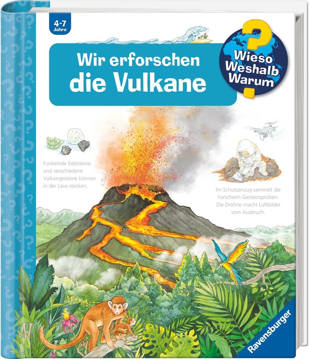 Produktbild Ravensburger Wieso? Weshalb? Warum?, Band 4: Wir erforschen die Vulkane (Deutsch, Sandra Noa, Silke Voigt, 2024)