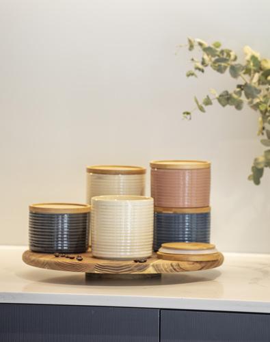 Produktbild Ladelle STAX Vorratsdose Anthrazit 9cm