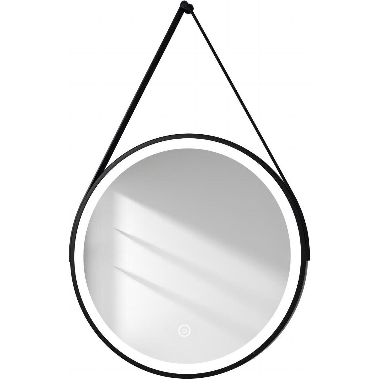 Emke, Spiegelschrank, Badspiegel mit Beleuchtung Φ60cm, Kaltweiss6500K, Dimmbar, Touch Schalter