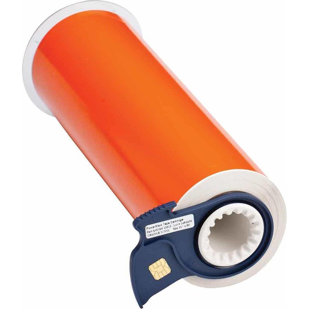 Brady, Etiketten, B85-250x15-7569OR, Standard Vinyl, Orange, glänzend, 250.00 mm x 15.00 m, permanent, f. BBP8
