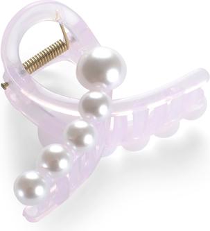 Immagine prodotto Trisa Fermaglio per capelli alla moda con perle e fermaglio per capelli con rete rosa (1 pz.)