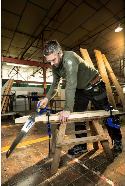 Immagine prodotto Irwin Sega a mano EVO 525 mm, dentatura universale 8T / 9P, temprata, impugnatura 2K, 10507858, 2,0 x 12