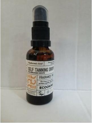Actual product image Ecooking Self Tanning Drops 30 ml (Self tanning foam, 30 ml)