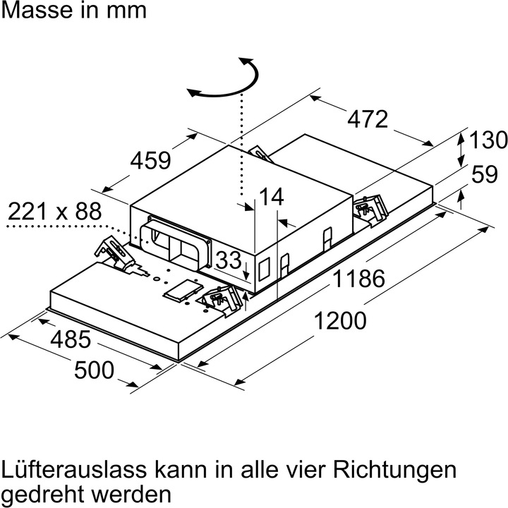 Produktbild Siemens LR26CBS20 (Deckenlüfter)