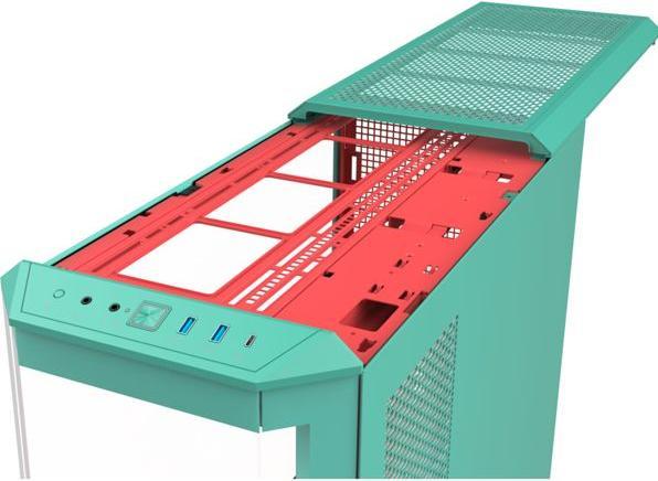 Image du produit Thermaltake "View 600 TG Mint Strawberry" (mATX)