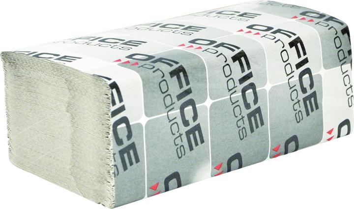 Office Products Zz folded economy towels made of recycled paper, 1-ply, 4000 sheets, 20 pieces, grey