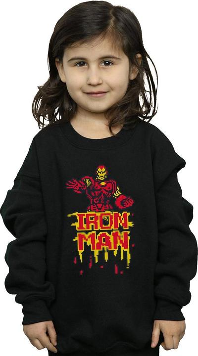 Produktbild Iron Man Pixelated Sweatshirt Mädchen (116)