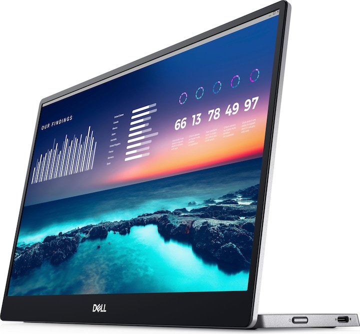 Actual product image Dell P1424H - Portable Monitor (1920 x 1080 pixels, 14")