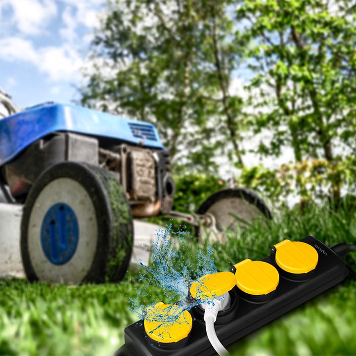 Produktbild LogiLink Feuchtraum-Steckdosenleiste (4 x, CEE 7/3)