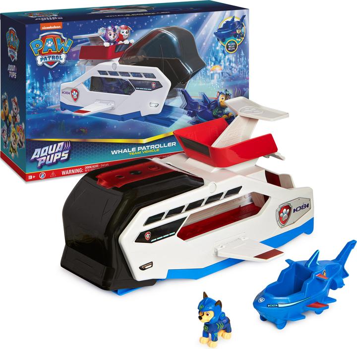 Actual product image Spin Master Paw P. Aqua Pups Whale Patroller