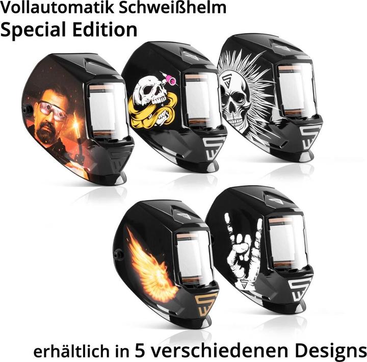 Immagine prodotto Stahlwerk Casco automatico per saldatura ST-990 SE "Special Edition Rock" Real Colour