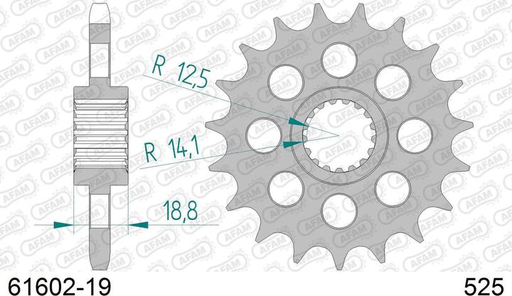 Produktbild Afam 525 19 dents