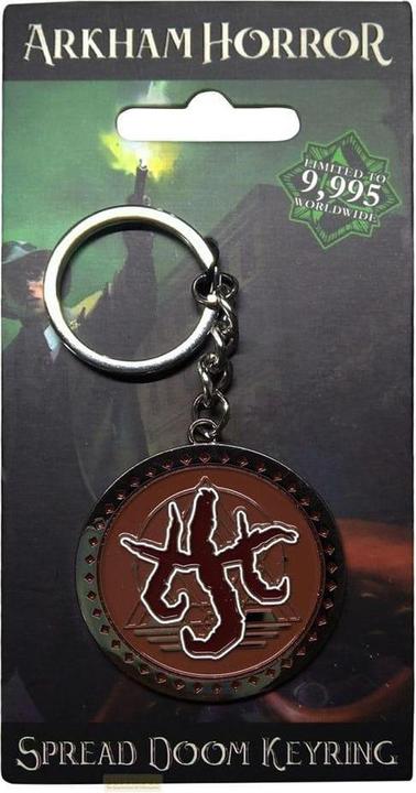 Actual product image Fanattik Arkham Horror porte-clés Spread Doom Limited Edition