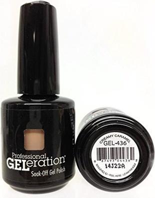 Image du produit Jessica Cosmetics GELeration Vernis à ongles en gel caramel crémeux (Caramel crémeux, Vernis semi-permanent)