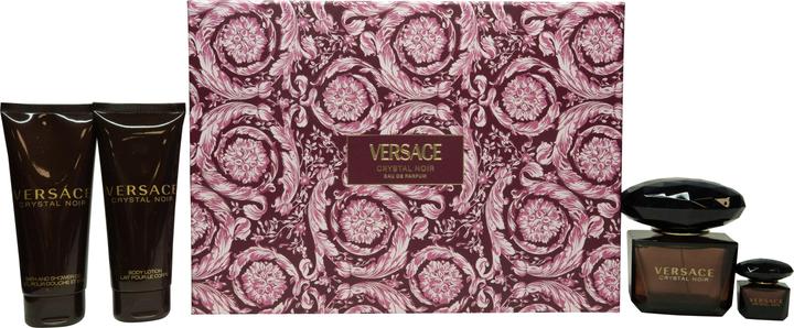 Produktbild Versace Crystal Noir Spring 2023 Eau de Parfum 90 / Body Lotion Body Smoother / Mini (Eau de Parfum, 295 ml)