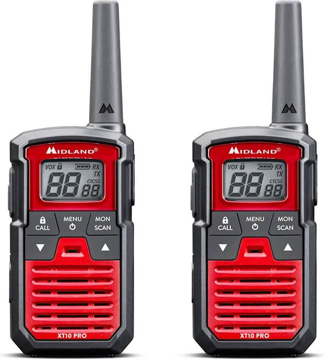 Midland XT10 PRO - Portofoonset - Walkie Talkie - PMR446 - Set van 2 stuks - C1459 (4 km)