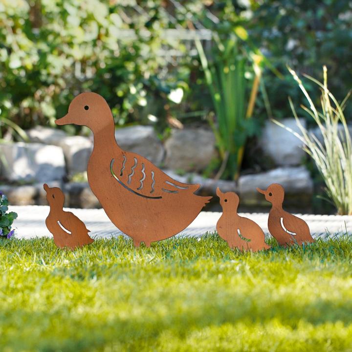 Immagine prodotto Angela Bruderer Gartenstecker «Entenfamilie», 4er-Set