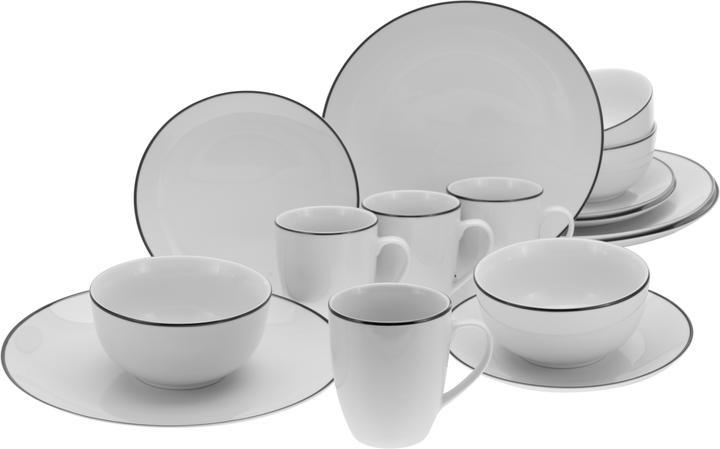 Produktbild CreaTable Luna Black Line (16 Stück)