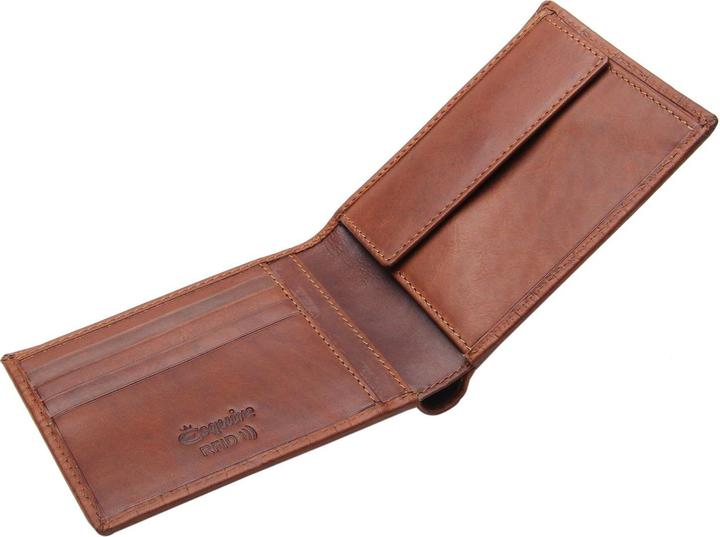 Actual product image Esquire Croco wallet RFID protection leather 12 cm