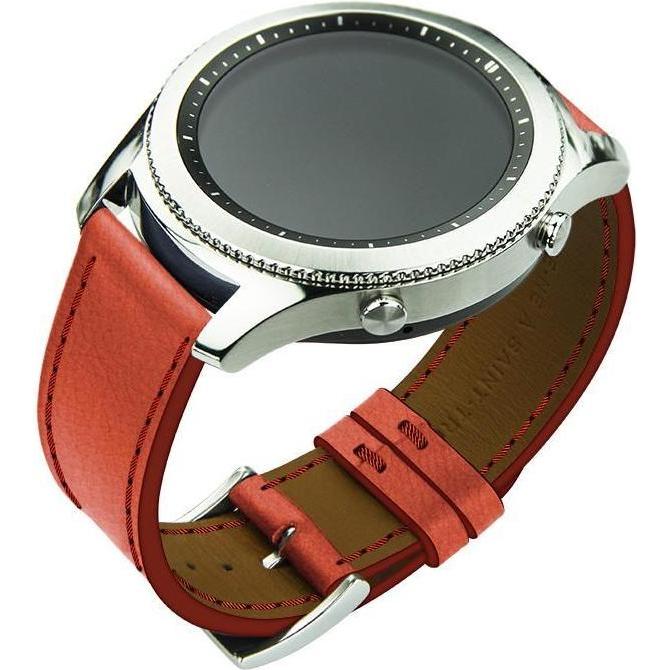 Noreve Lederarmband (22 mm, Cuir, Diverse), Uhrenarmband, Orange