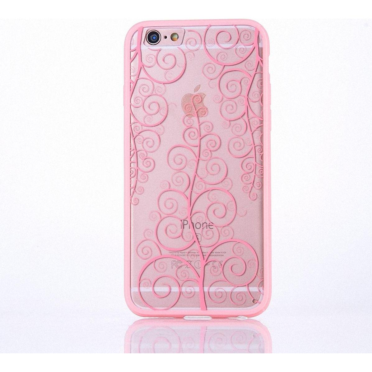 König Design Apple iPhone 7 Plus Handy Hülle Mandala Case Schutzhülle Motiv Blume Rosa Neu (Apple iPhone 7 Plus), Smartp...