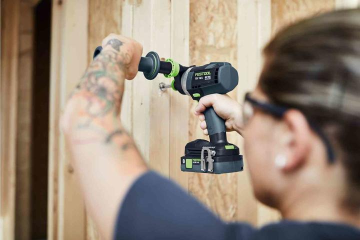 Actual product image Festool Cordless drill driver QUADRIVE TDC 18/4 I-Basic (Rechargeable battery operated)