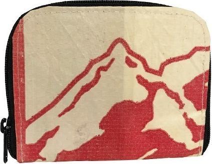 Actual product image Bekos Upcycling - praktische Geldbörse mit Reissverschluss Mountain