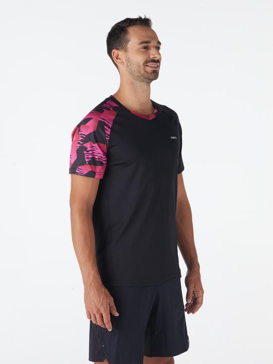Image du produit Perfly T-Shirt Badminton Homme - 560 Lite noir/neon magenta (S)