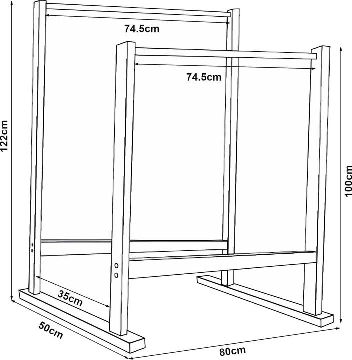 Actual product image Jamb Coat rack
