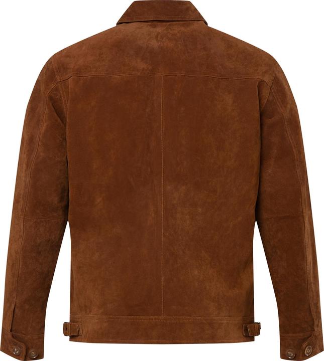 Produktbild JP1880 Lederjacke, Leder, Knopfleiste, 2-Wege Taschen (5XL)
