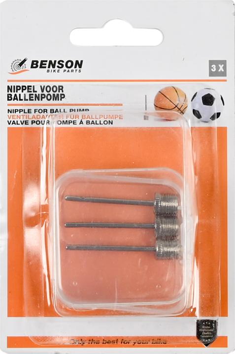 Immagine prodotto Benson Ventiladapter für Ballpumpe 3-tlg (Set adattatore valvola)