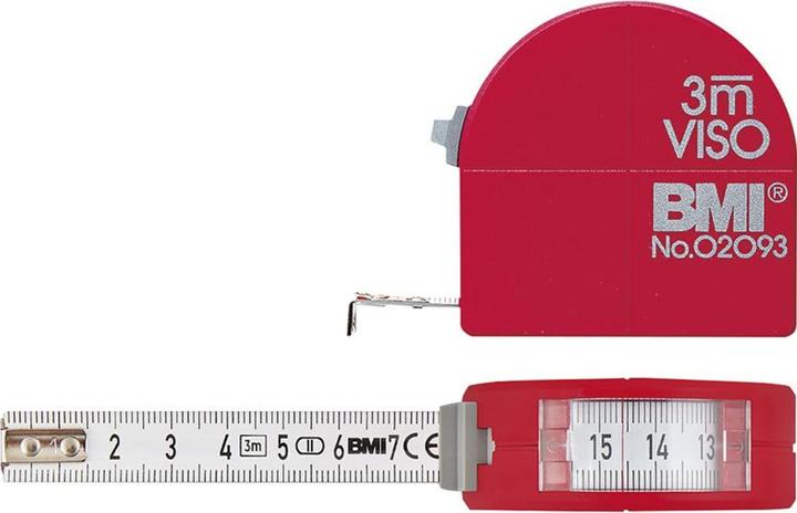 BMI Metro tascabile con finestra 3 m x 16 mm con bussola (3 m)