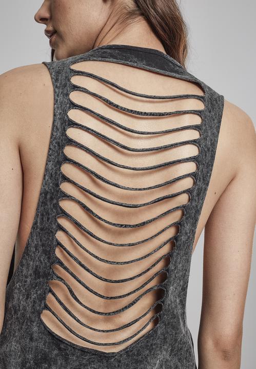 Actual product image Urban Classics Ladies Random Wash Back Cut Dress (M)