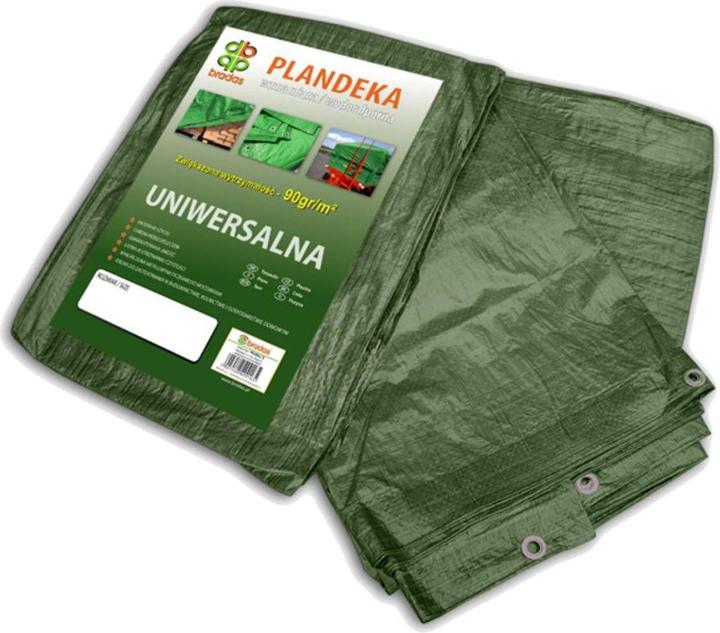 Produktbild Bradas 0,46/m² 6 x 8 meter (48qm) 90g/qm Gewebe Schutzplane Wasserdicht Abdeckplan Plane Gewebeplane (8 x 6 m)