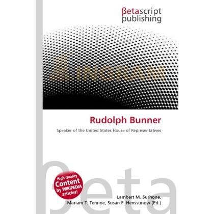 Rudolph Bunner, Fachbücher