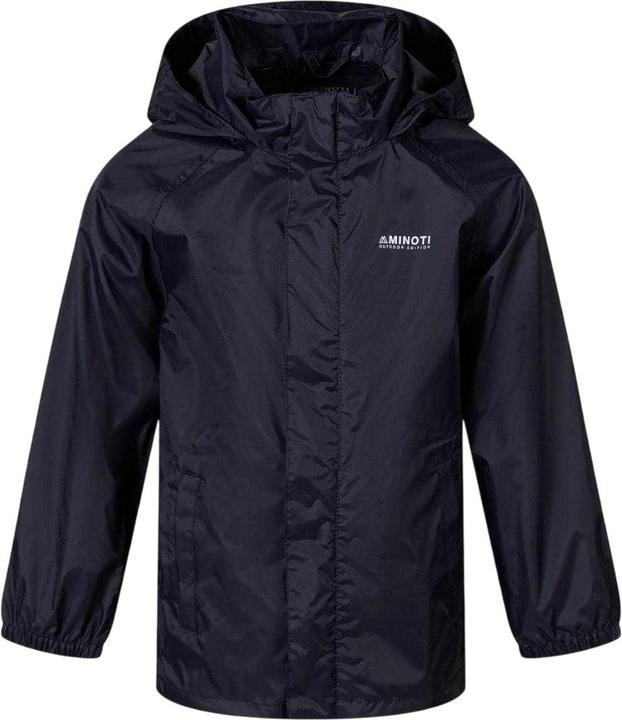 Actual product image Minoti Boys Plain Packaway Waterproof Jacket (116)