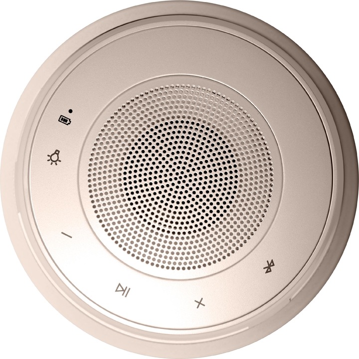 Produktbild LG XBOOM 360 XO3, Omnidirektionaler Lautsprecher 50W, Beleuchtung, IP54, Bluetooth 5.1, Beige (24 h)