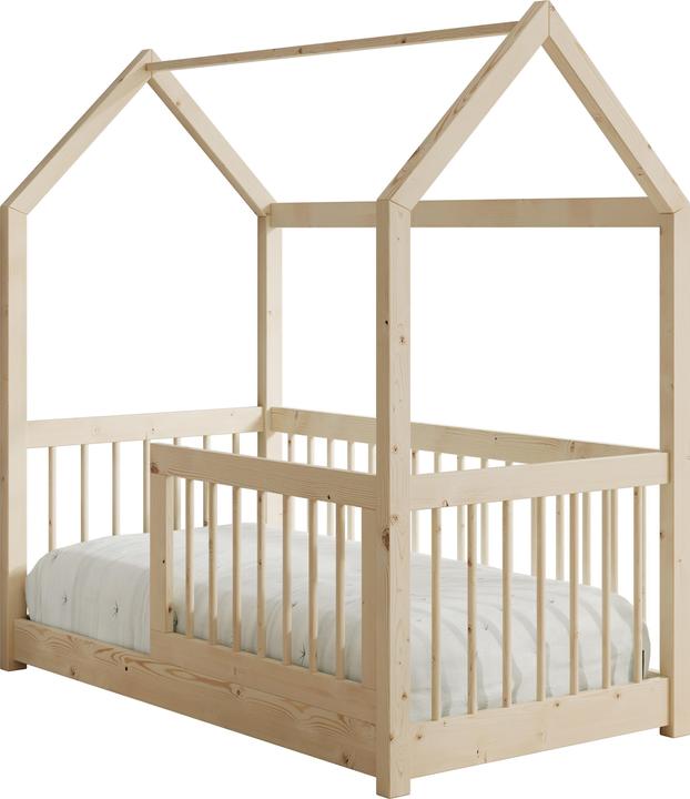 ADRK Furniture Graja Hausbett mit Matratze (70 x 140 cm)