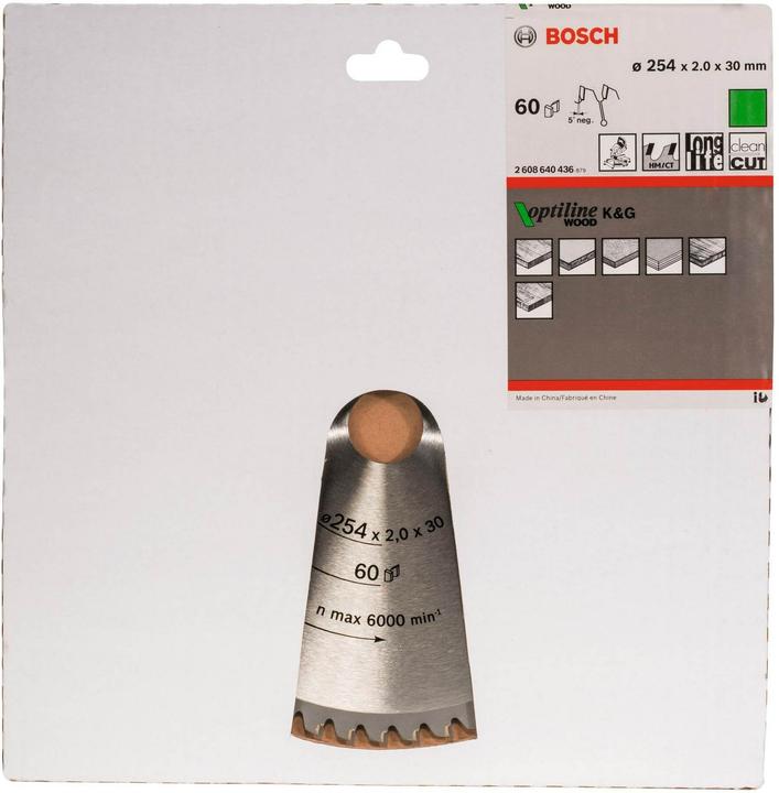 Productafbeelding Bosch Professional Zubehör Pro Wood Kreissägeblatt
