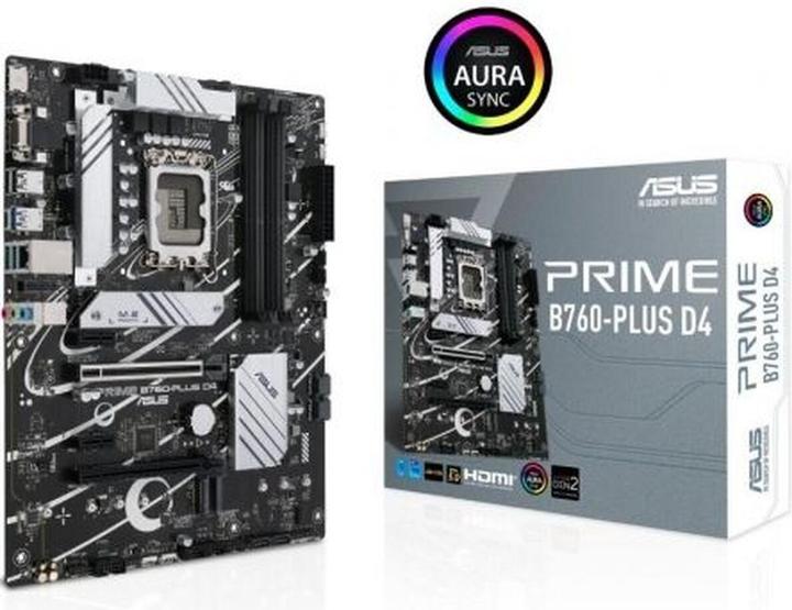 Actual product image ASUS PRIME B760-PLUS D4 (LGA 1700, Intel B760, ATX)