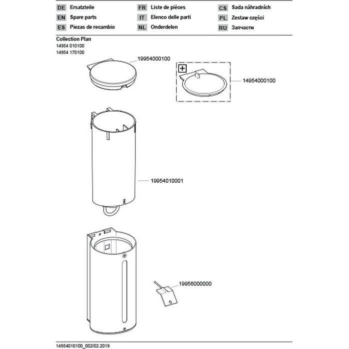 Thumbnail - Keuco, Seifenspender + Seifenschale, Lotionspender Plan 14954010100 verchromt