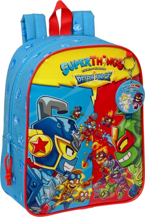 Produktbild Superthings Schulrucksack Rescue force Blau 22 x 27 x 10 cm