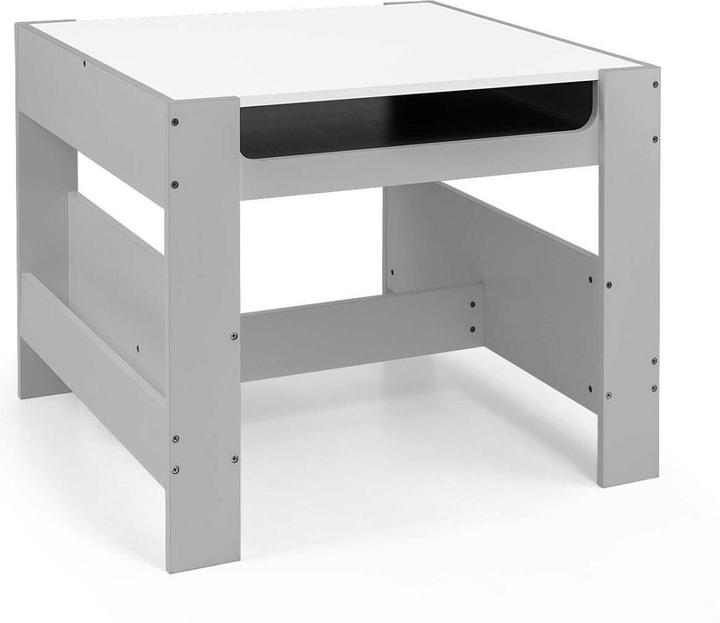 Produktbild Mally Tisch und zwei Stühle Sven grau Milly