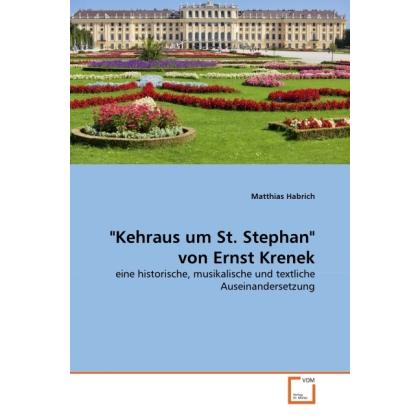 Kehraus um St. Stephan von Ernst Krenek, Fachbücher