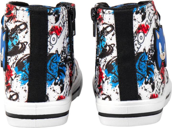 Image du produit Sonic The Hedgehog - Baskets motif/style graffiti - Garçon (34)