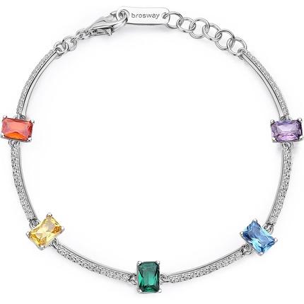 Immagine prodotto Brosway - Silver bracelet with colored cubic zirconia Fancy Joyful Rainbow FJR05