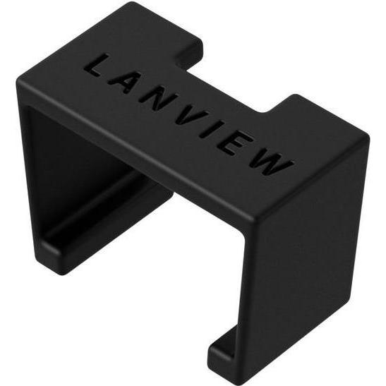 Lanview, Kabelbinder, SmartClicks Clips 20pcs Black (Kunststoffkabelbinder, 5 mm, 20 Stk.)