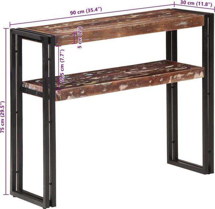 Produktbild vidaXL Konsolentisch (30 x 30 x 75 cm)