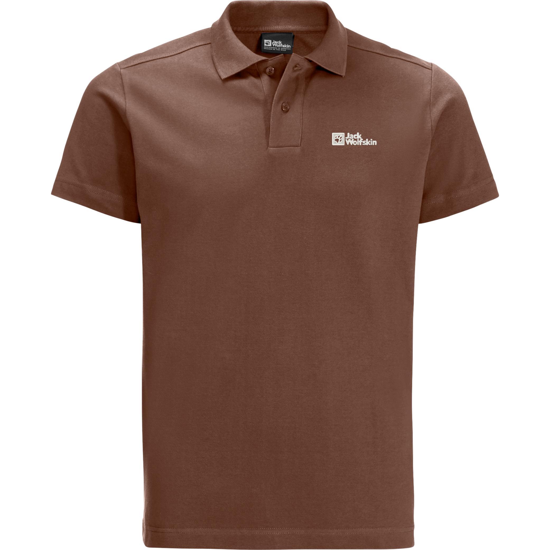 Jack Wolfskin, Herren, Shirt, Essential Polo M, Rot, (XL)